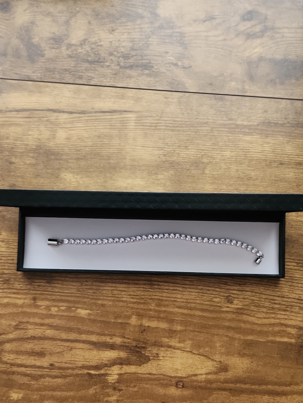 Silver Plated CZ Tennis Bracelet 7"
